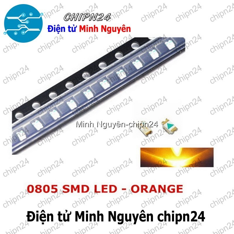 [25 con] (G5) Led Dán SMD 0805 Cam (2.0x1.2mm)