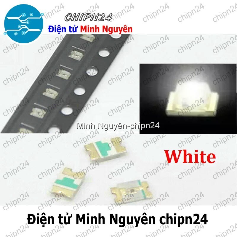 [25 con] (G5) Led Dán SMD 0805 Trắng (2.0x1.2mm)
