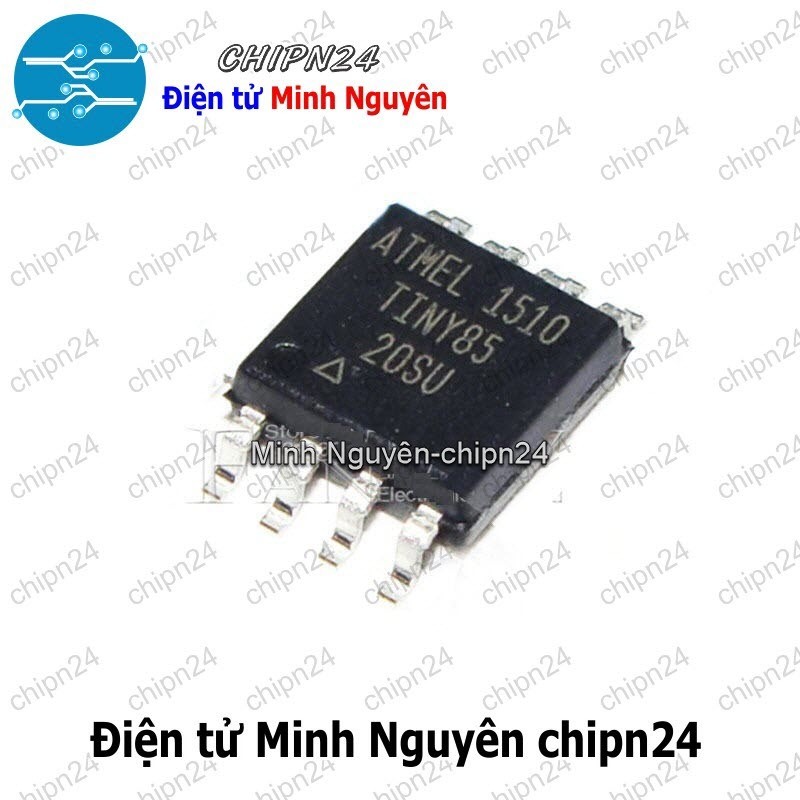 [1 CON] (SOP) IC Dán Attiny85-20SU SOP-8 (SMD) (Attiny85)