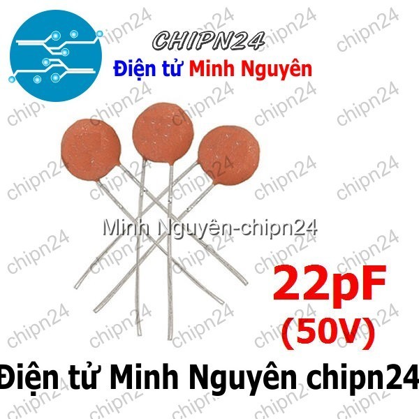 [50 con] (K242) Tụ gốm 22pF 50V (22p)