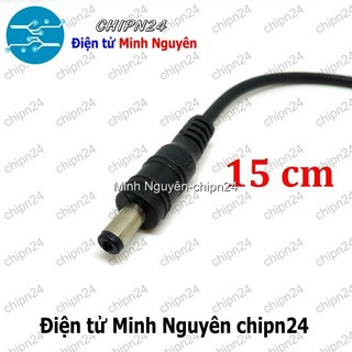 [2 sợi] (I21) Dây nguồn DC chuôi Đực 15cm