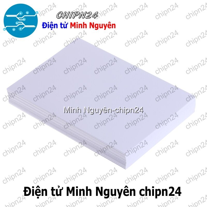 [4 tờ] Giấy in mạch, Giấy ủi mạch (Giấy in ảnh)