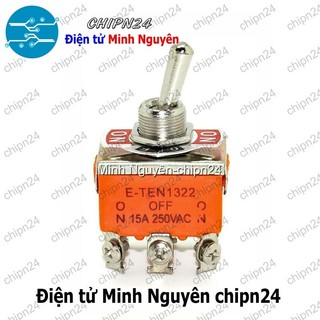 [1 cái] (f100.6) công tắc e-ten1322 (eten1322 1322 công tắc bật 6 chân 3 vị trí 15a 250vac)