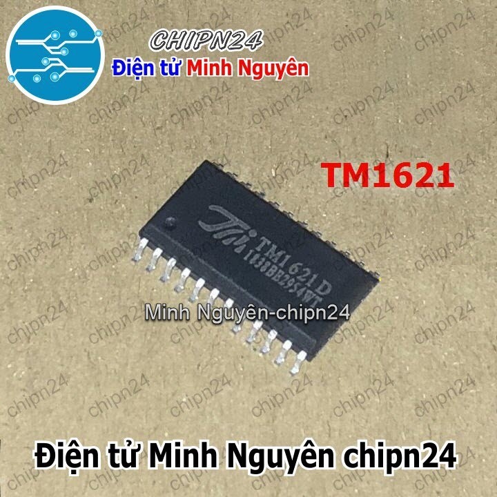 [2 con] (SOP) IC Dán TM1621 SOP-24 Hàng Tốt (SMD) (TM1621D 1621)