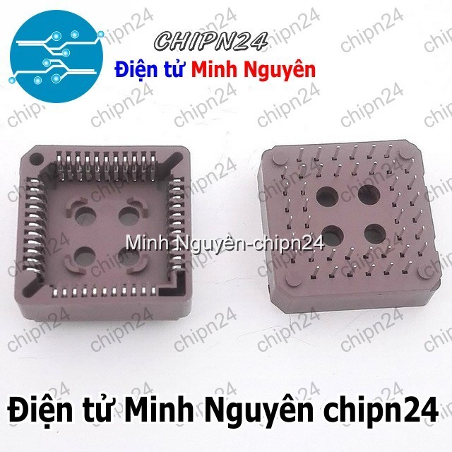 [1 cái] Đế IC PLCC44 DIP (Đế cắm IC 44 chân Vuông)