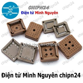 [1 cái] Đế IC PLCC44 DIP (Đế cắm IC 44 chân Vuông)