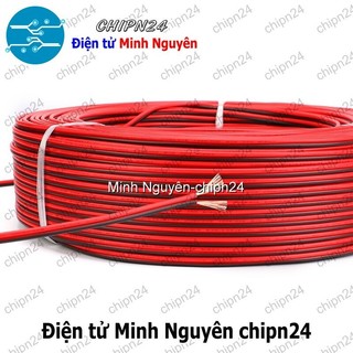 [2 mét] Dây điện Đôi Đỏ Đen AWG24