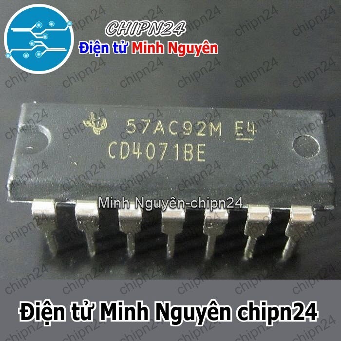 [2 con] (DIP) IC CD4071 DIP-14 (CD4071BE) (IC Cổng OR (4 Cổng OR 2 ngõ vào))