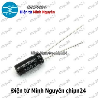 [10 con] (F246) Tụ hóa 2.2uF 100V (5x11mm)