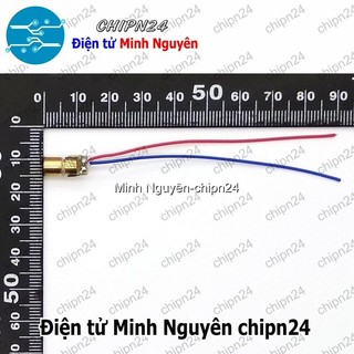 [1 cái] ( ) Đầu phát Laser Mini 3V 6mm Sáng Đỏ (Laze)