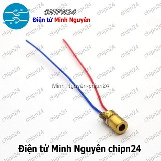[1 cái] ( ) Đầu phát Laser Mini 3V 6mm Sáng Đỏ (Laze)