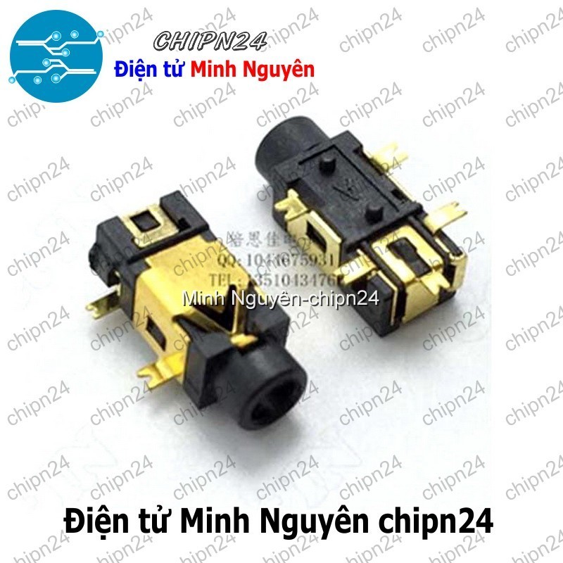 [4 cái] (F111.4) Jack cắm Audio 2.5mm PJ209 (Chân Dán)