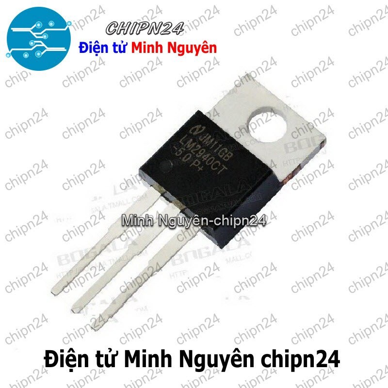 [2 con] (DIP) IC LM2940-5V TO-220 (LM2940CT-5.0 LM2940 2940 5V)