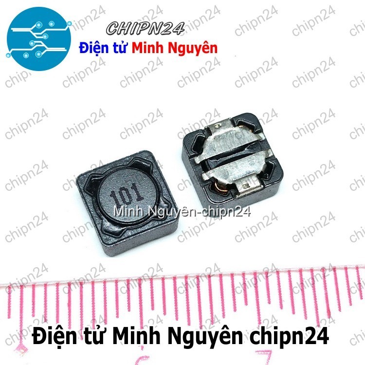 [3 cái] (K207) Cuộn Cảm Dán CD74R 100uH [101] (SMD)