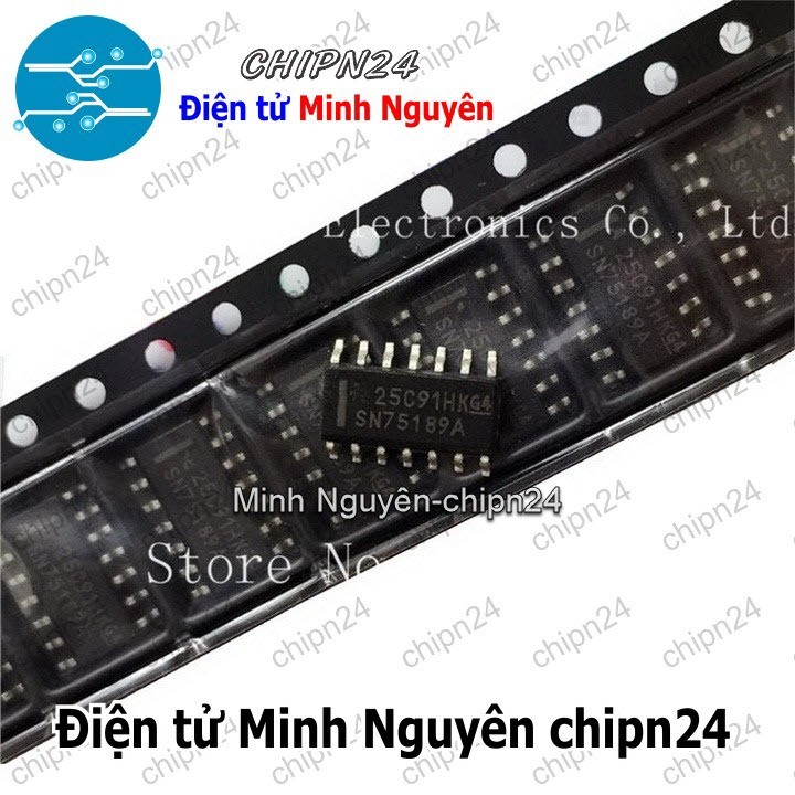 [1 CON] (SOP) IC Dán SN75189 SOP-14 (SMD) (SN75189A SN75189ANSR 75189)