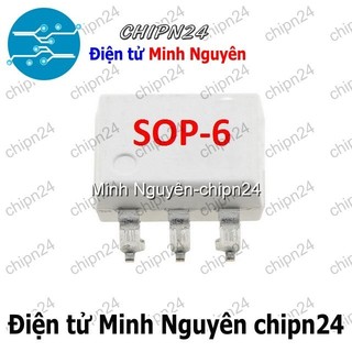 [2 con] (SOP) Opto Dán 4N25 SOP-6 Trắng Hàng Tốt (SMD) (IC Cách ly quang Opto)