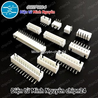 [10 cái] (F301) Header 2P XH2.54-2P Đực Cong