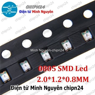 [25 con] (G5) Led Dán SMD 0805 Xanh Lá (2.0x1.2mm)