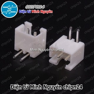 [10 cái] (F301) Header 2P XH2.54-2P Đực Cong