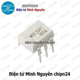 [2 con] (DT) Opto MOC3041 DIP-6 Trắng Hàng Tốt