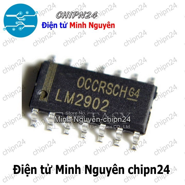 [2 con] (SOP) IC Dán LM2902 SOP-14 (SMD) (LM2902DR 2902)