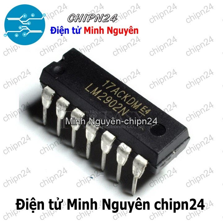 [2 con] (DIP) IC LM2902 DIP-14 (LM2902N 2902)