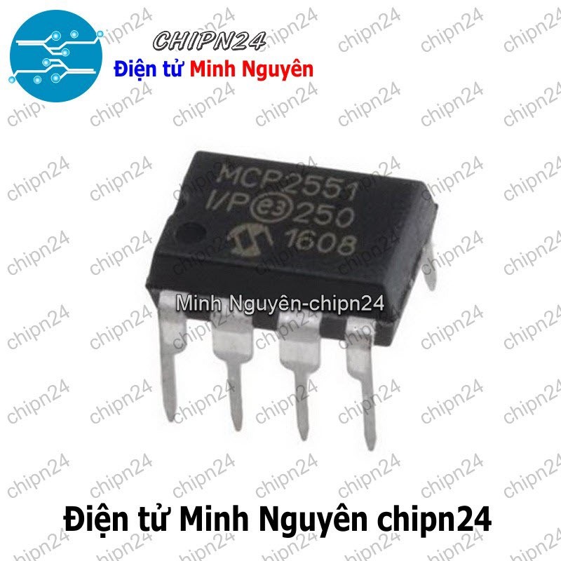 [1 con] (DT) IC MCP2551 DIP-8 Hàng Tốt (MCP2551-I/P 2551)