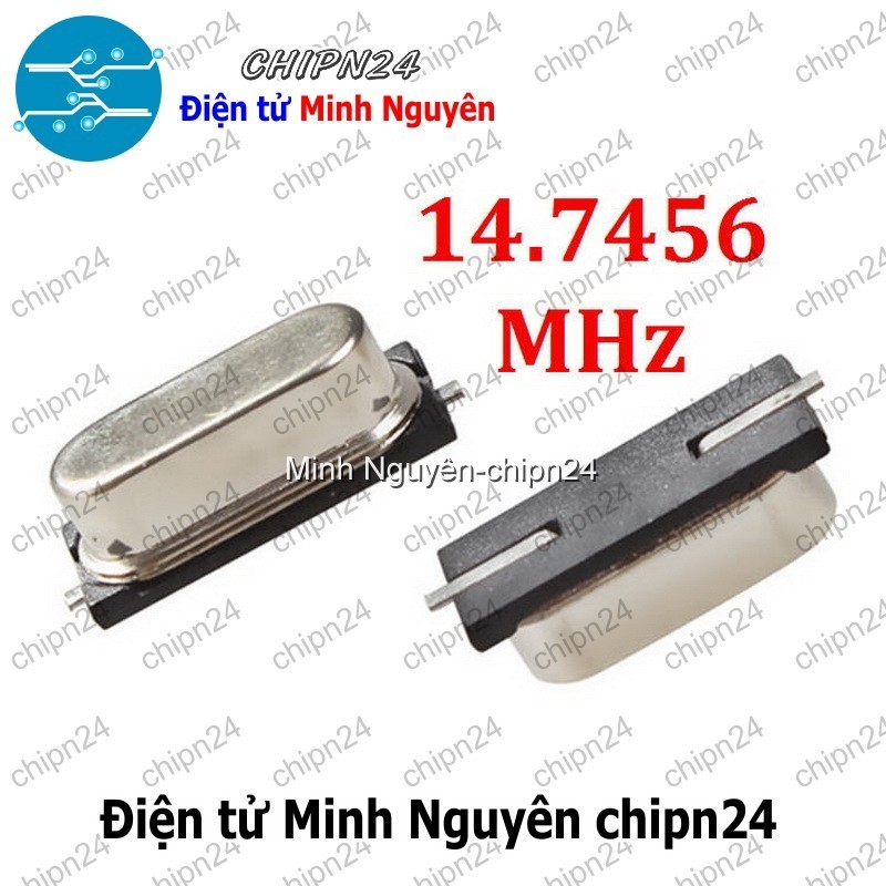 [3 con] (K352) Thạch anh Dán 14.7456M 49SMD (14.7456MHz 14.7456)