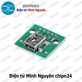 [2 cái] (K95) Đế chuyển Adapter Mini USB to DIP (PCB chuyển, Mạch chuyển)