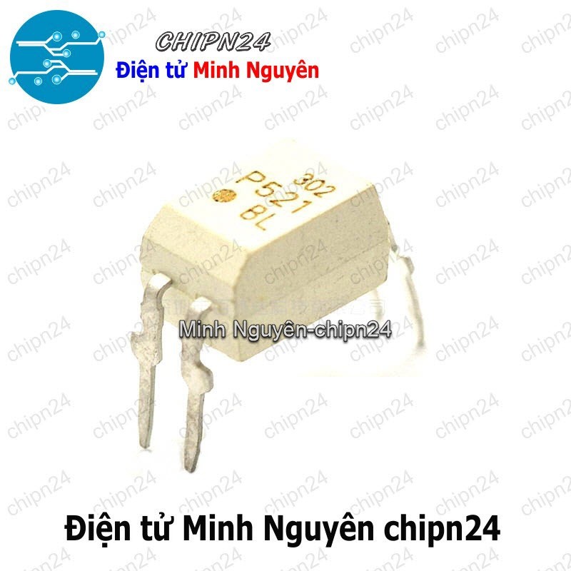 [5 con] (DIP) Opto TLP521 1GB DIP-4 Trắng (TLP521-1GB P521-1 521) (IC cách ly quang Opto)