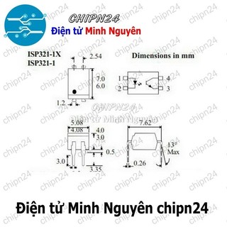 [5 con] (DIP) Opto TLP521 1GB DIP-4 Trắng (TLP521-1GB P521-1 521) (IC cách ly quang Opto)