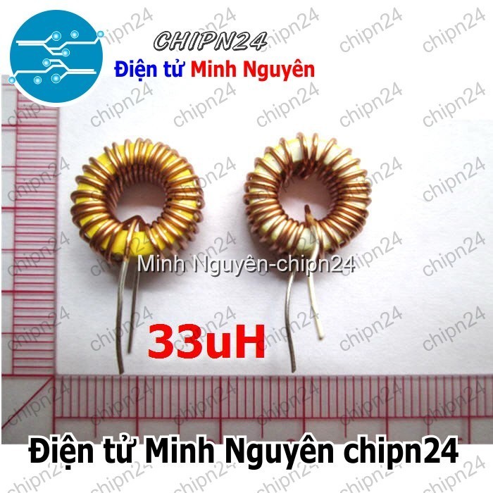[2 cái] (K197) Cuộn cảm xuyến 3A 33uH DIP