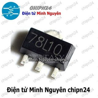 [4 con] (SOP) IC Dán 78L10 SOT-89 (SMD) (7810 10V