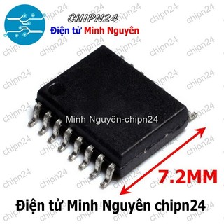 [1 con] (SOP) IC Dán MAX232 WSOP-16 7.2mm Hàng Tốt (SMD) (MAX232CWE MAX232EWE RS232)