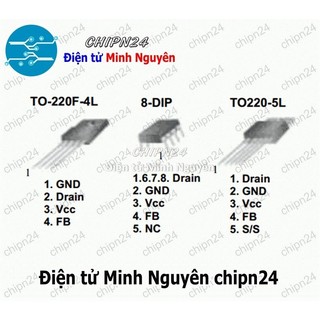 [1 con] (DT) IC 5M0265R TO-220 Hàng Tốt (KA5M0265R 0265)