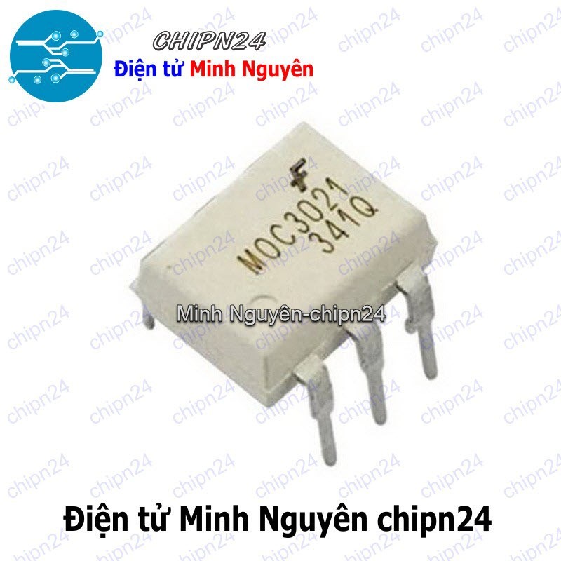 [2 con] (DT) Opto MOC3021 DIP-6 Trắng Hàng Tốt