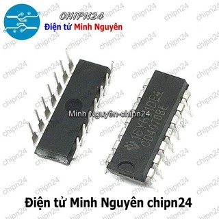 [2 con] (DIP) IC CD4070 DIP-14 (CD4070BE) (IC Cổng EX-OR (4 Cổng EX-OR 2 ngõ vào))