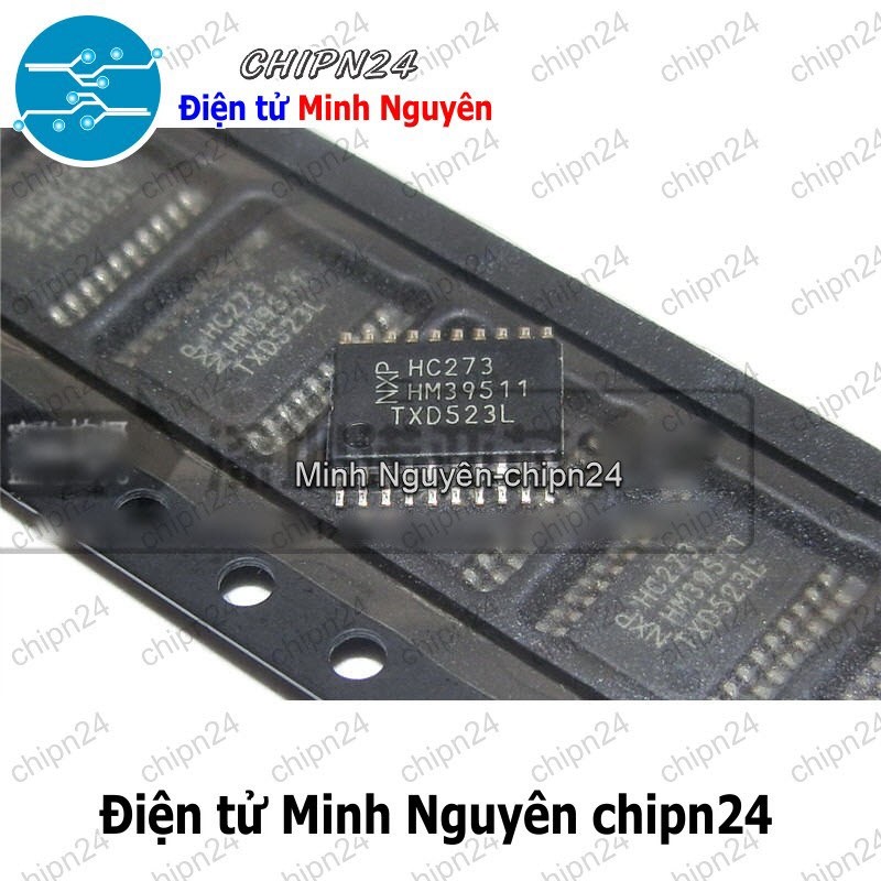 [1 con] (SOP) IC Dán HC273 TSSOP-20 Hàng Tốt (SMD) (74HC273 74HC273PW) (IC Flip-flop loại bát phân D có trong suốt)