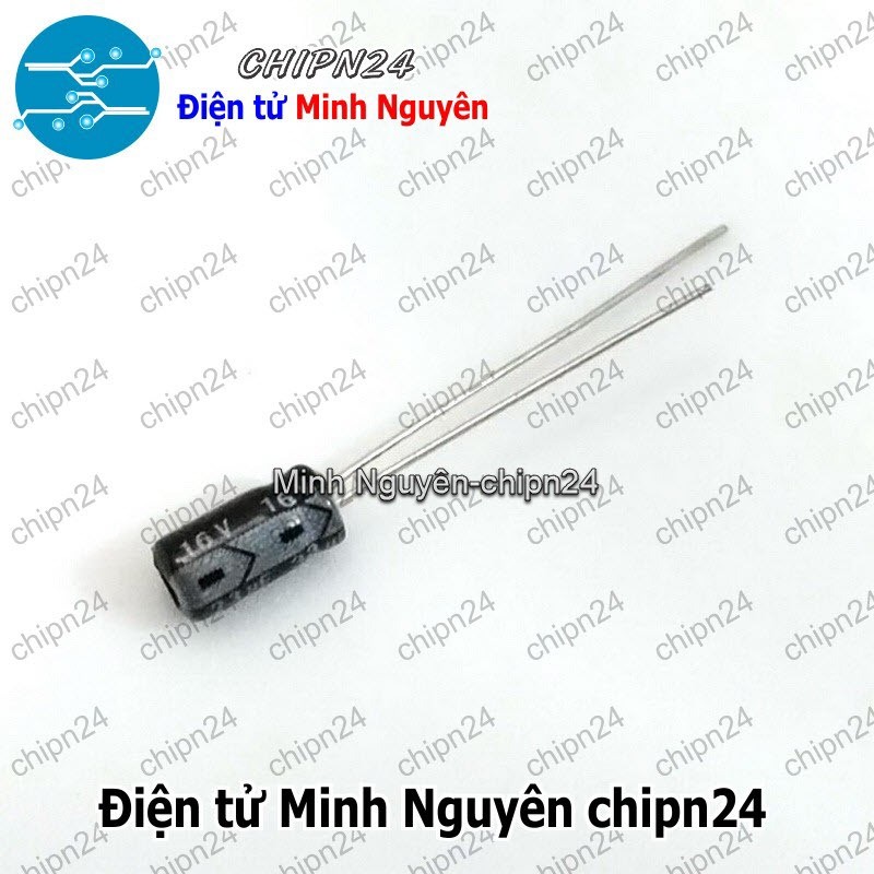 [25 con] (F248) Tụ hóa 33uF 16V Đen (4x7mm)