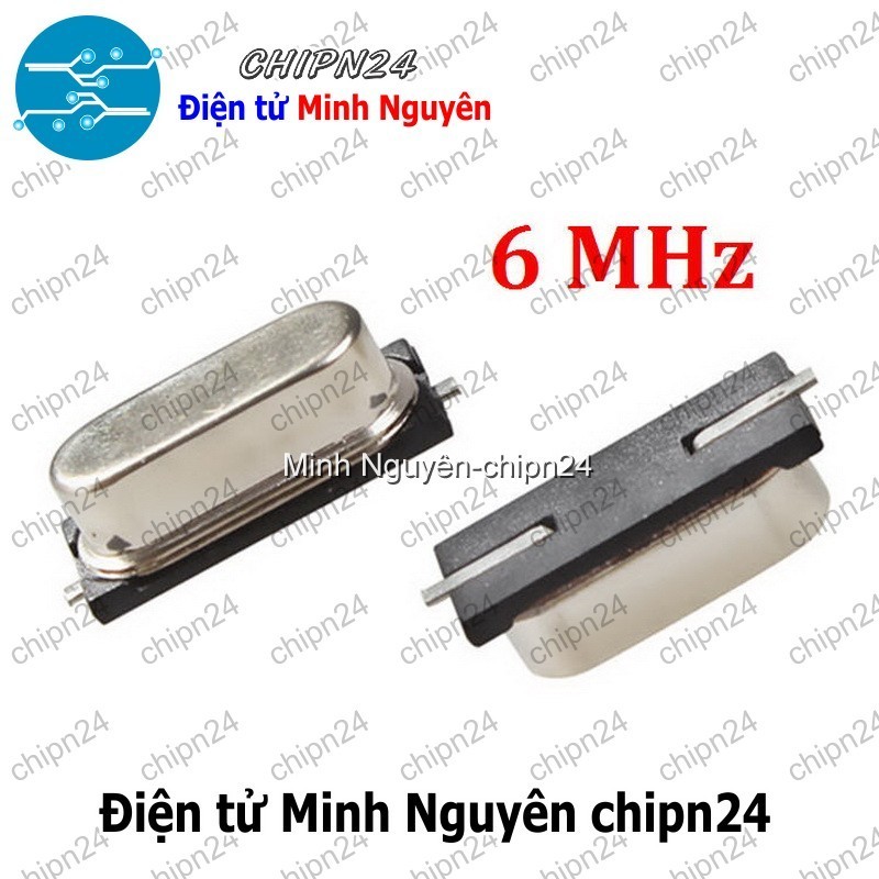 [3 con] (K349) Thạch anh Dán 6M 49SMD (6MHz)