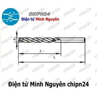 [2 cây] Mũi khoan 5.0mm (Mạch điện tử, PCB)