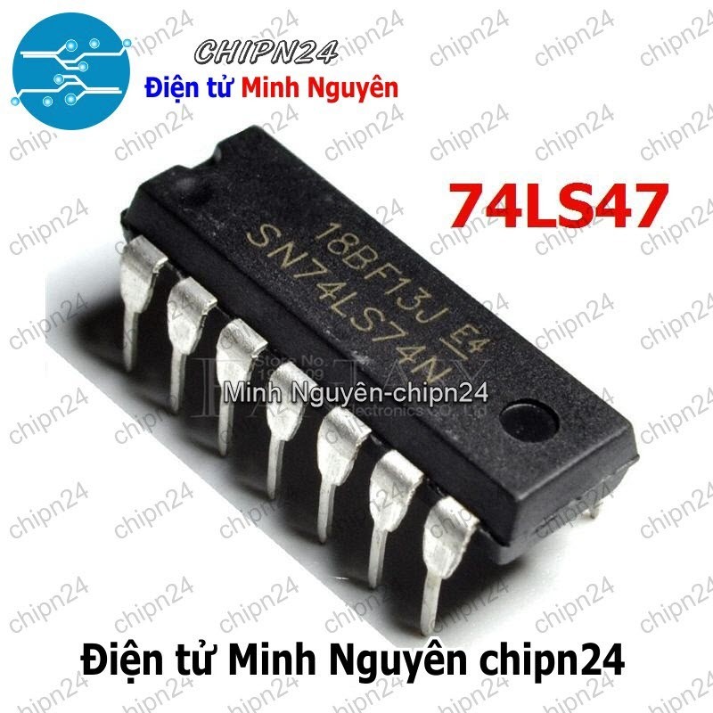 [2 con] (DIP) IC 7474 74HC74 DIP-14 (SN74HC74N) (IC Flip-Flop D)