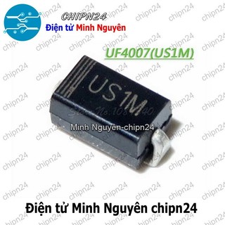 [10 con] (G7) Diode Dán US1M 1A 1000V (SMD) (HER108 UF4007)