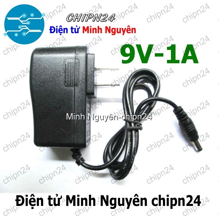 [1 cục] Nguồn Adapter 9V 1A Hàng Tốt