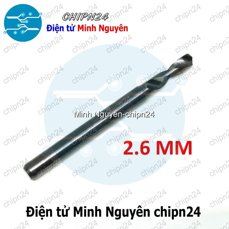 [1 cây] Mũi khoan mạch in CNC 2.6mm (Mạch điện tử, PCB)