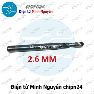 [1 cây] Mũi khoan mạch in CNC 2.6mm (Mạch điện tử, PCB)