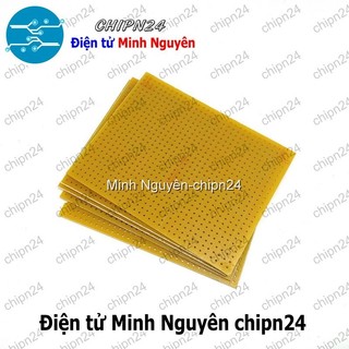 [1 tấm] Testboard 1 mặt thường 7x8cm (Board đồng đục lỗ PCB, Testboard cắm hàn)