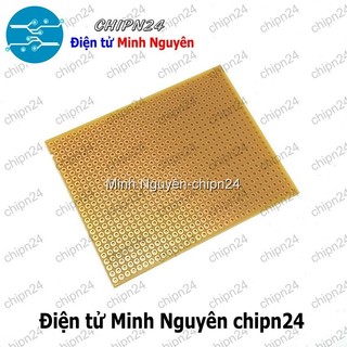 [1 tấm] Testboard 1 mặt thường 7x8cm (Board đồng đục lỗ PCB, Testboard cắm hàn)