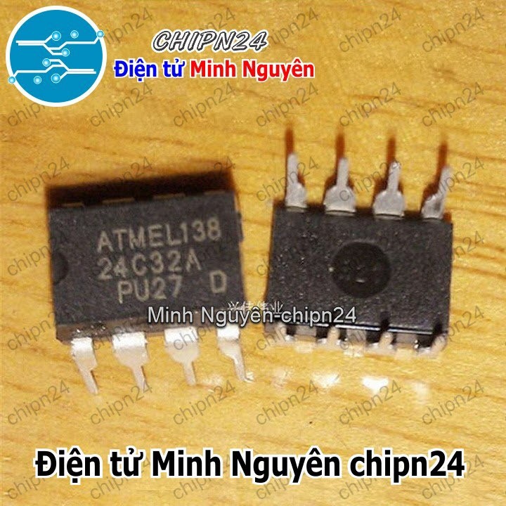 [2 con] (DIP) IC 24C32 DIP-8 (AT24C32 IC Nhớ EEPROM)