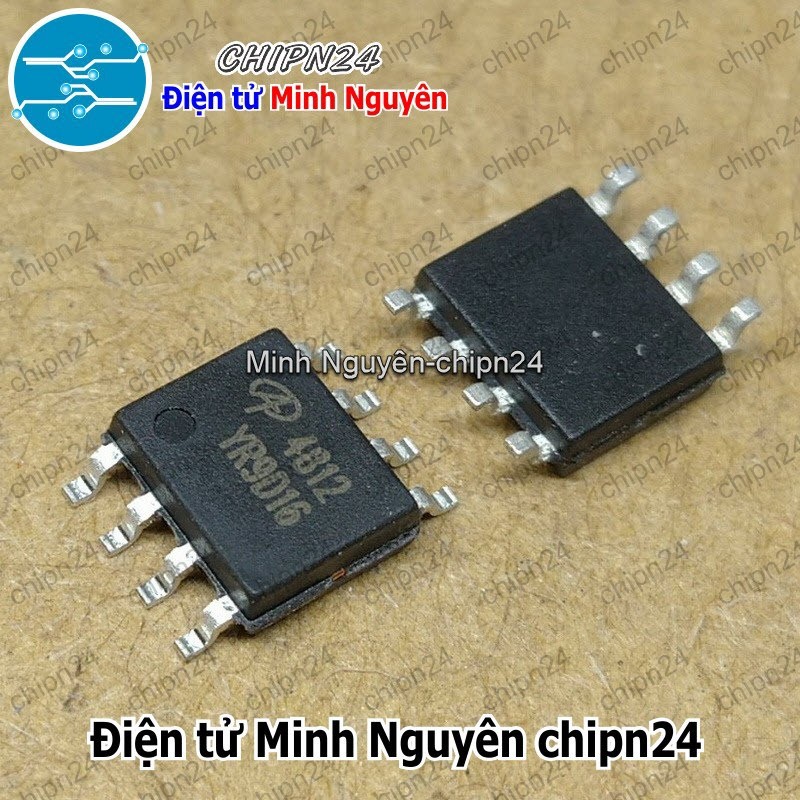[2 con] (SOP) Mosfet Dán AO4812 SOP-8 Hàng Tốt 6A 30V (2 Kênh N) (SMD) (4812)